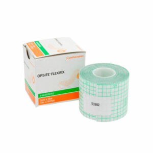 Opsite Flexifix Cinta Adhesiva De Película Transparente Y Adhesiva, Impermeable Al Agua Para Fijación 10Cm X 10M.
